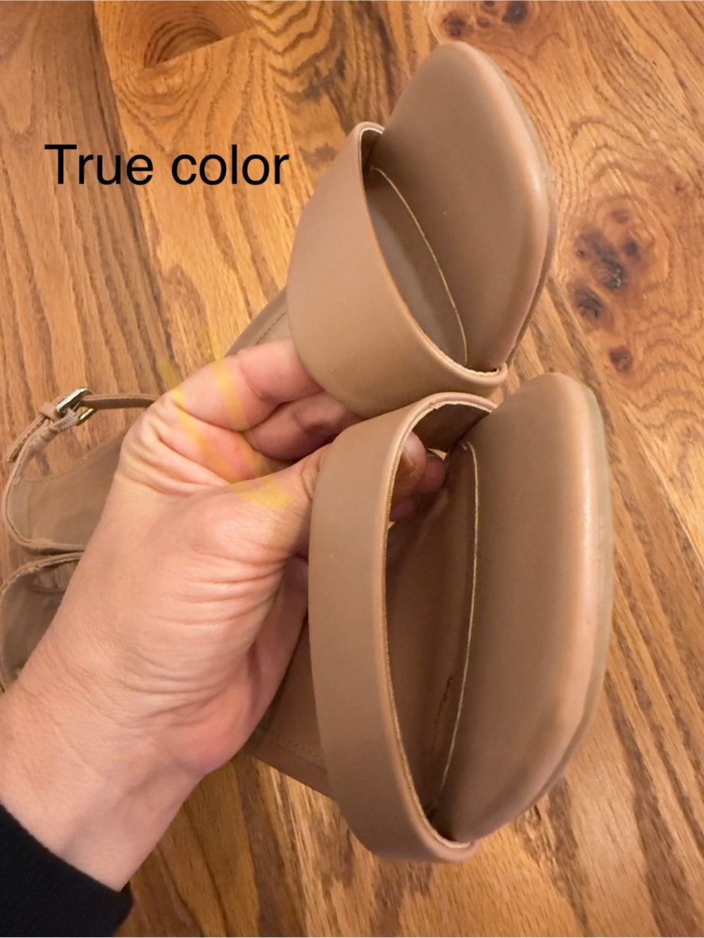 No Boundaries Women’s Nude Ankle-Strap Sandals